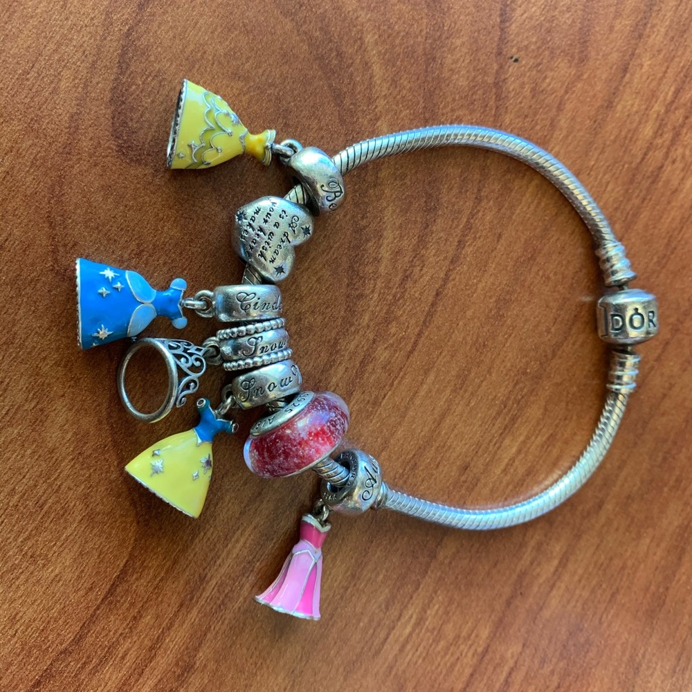 Disney Princess theme pandora bracelet. On hold!